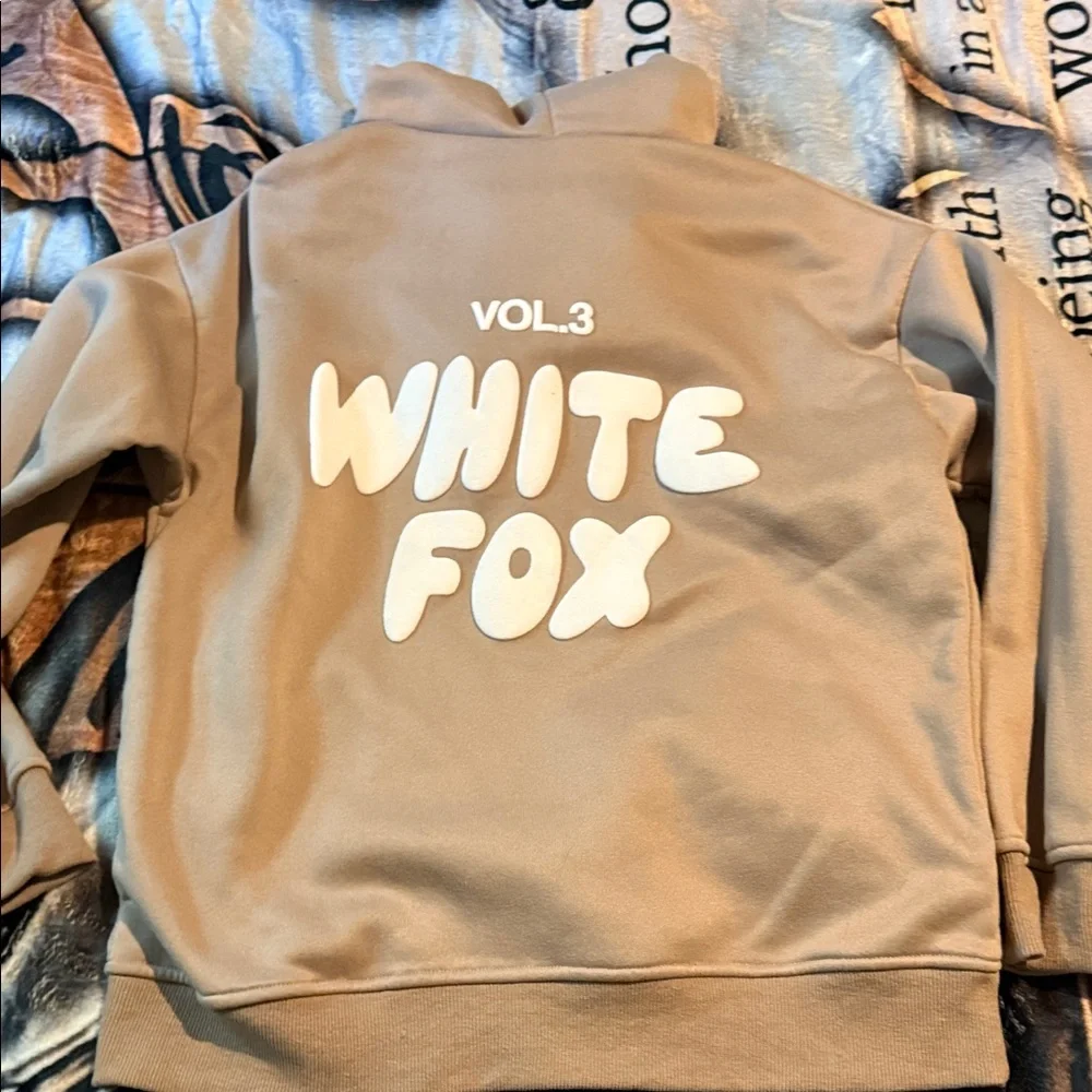 White Fox Boutique Tan Hoodie and Sweatpants Set - Picture 9 of 9